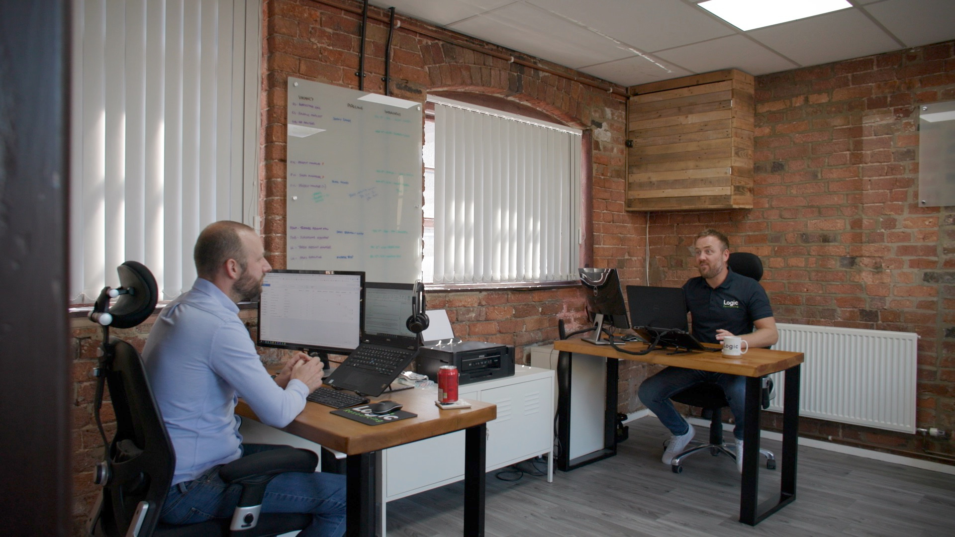 Lee and Steve from Logic Resourcing a recruitment agency