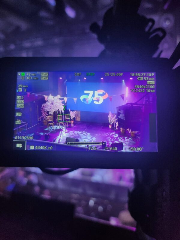 Filming Shrewsbury charity event